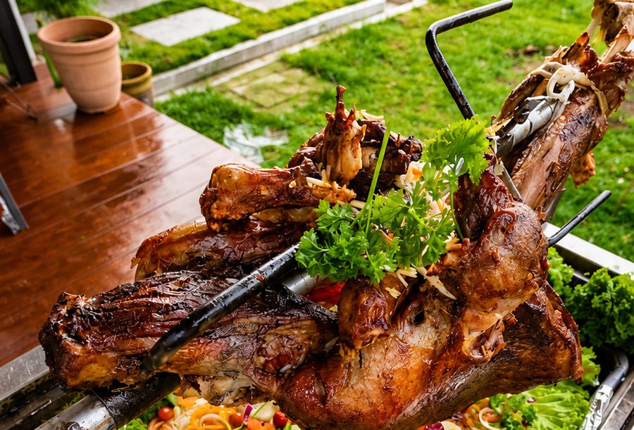Elegant indoor event catering by Joe Roast Lamb